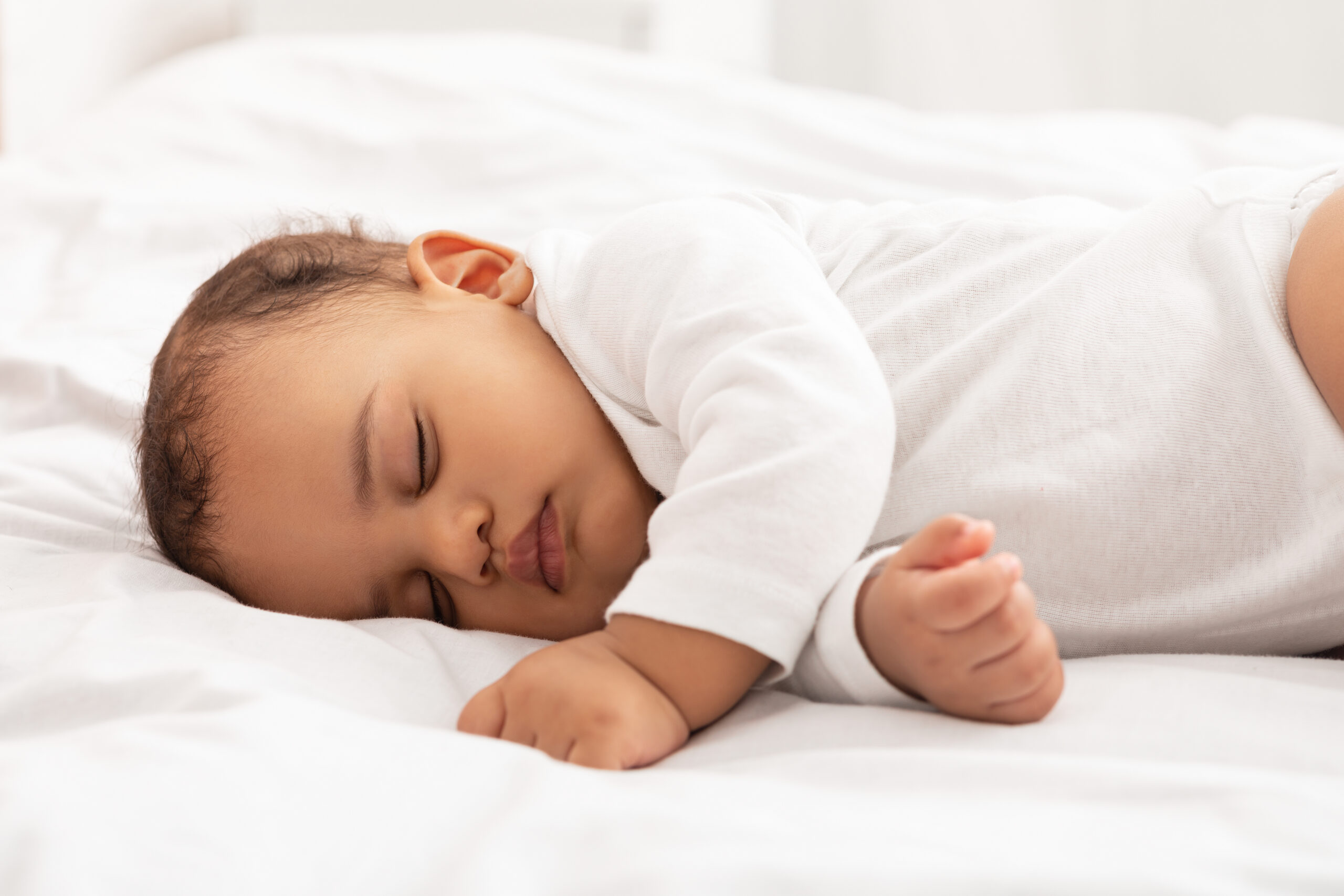 Peaceful sleeping baby